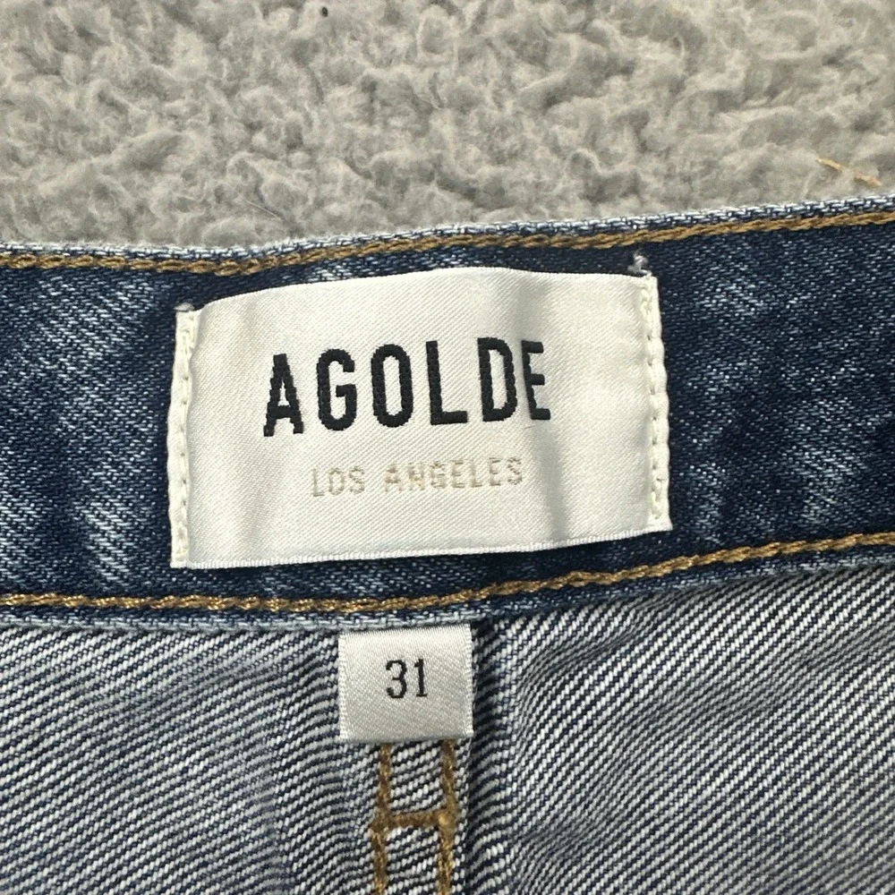 Agolde Parker Denim Jean High Rise Shorts 2